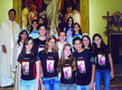 Participa&ccedil;&atilde;o dos crismandos e EAC na homenagem a Maria 